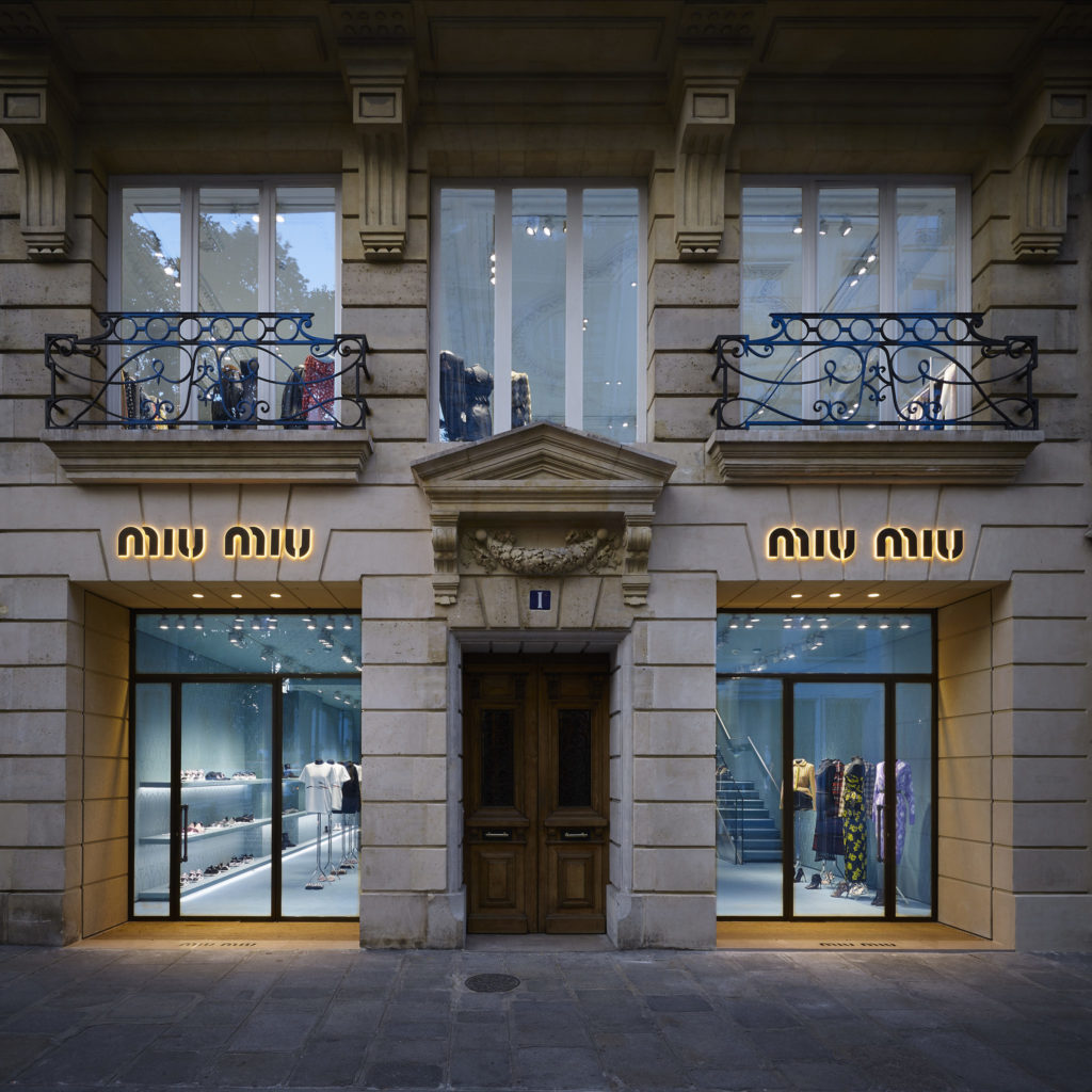 Miu Miu boutiques 1 rue Faubourg Saint-Honore